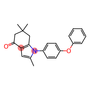 2,6,6-TRIMETHYL-1-(4-PHENOXYPHENYL)-5,6,7-TRIHYDROINDOL-4-ONE