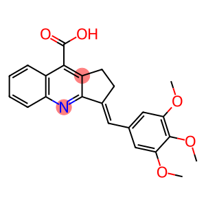 3-(3,4,5-TRIMETHOXY-BENZYLIDENE)-2,3-DIHYDRO-1H-CYCLOPENTA[B]QUINOLINE-9-CARBOXYLIC ACID