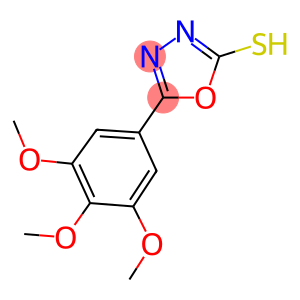 5-(3,4,5-trimethoxyphenyl)-1,3,4-oxadiazole-2(3H)-thione