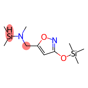 Trimethyl-N-((3-[(trimethylsilyl)oxy]-5-isoxazolyl)methyl)silanamine