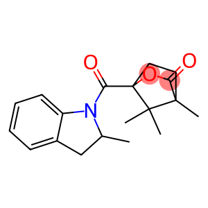 4,7,7-trimethyl-1-[(2-methyl-2,3-dihydro-1H-indol-1-yl)carbonyl]-2-oxabicyclo[2.2.1]heptan-3-one