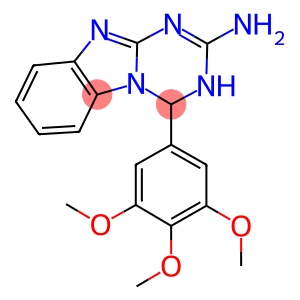 4-(3,4,5-TRIMETHOXYPHENYL)-3,4-DIHYDRO[1,3,5]TRIAZINO[1,2-A]BENZIMIDAZOL-2-AMINE