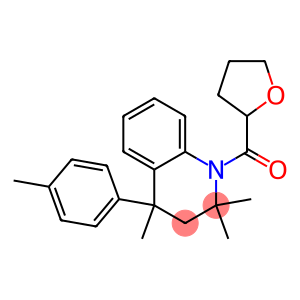 2,2,4-trimethyl-4-(4-methylphenyl)-1-(tetrahydro-2-furanylcarbonyl)-1,2,3,4-tetrahydroquinoline