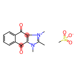 1,2,3-TRIMETHYL-4,9-DIOXO-4,9-DIHYDRO-3H-NAPHTHO[2,3-D]IMIDAZOL-1-IUM METHANESULFONATE