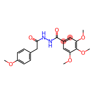 3,4,5-trimethoxy-N'-[2-(4-methoxyphenyl)acetyl]benzohydrazide