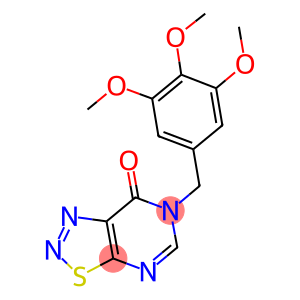 6-(3,4,5-TRIMETHOXYBENZYL)[1,2,3]THIADIAZOLO[5,4-D]PYRIMIDIN-7(6H)-ONE