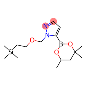 5-(4,4,6-Trimethyl-1,3,2-dioxaborinan-2-yl)-1-{[2-(trimethylsilyl)ethoxy]methyl}-1H-pyrazol