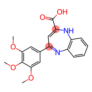 4-(3,4,5-TRIMETHOXY-PHENYL)-1H-BENZO[B][1,4]DIAZEPINE-2-CARBOXYLIC ACID