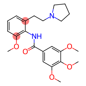 3,4,5-TRIMETHOXY-N-[2-METHOXY-6-[2-(1-PYRROLIDINYL)ETHYL]PHENYL]BENZAMIDE