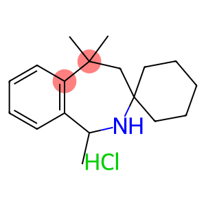 1,5,5-TRIMETHYL-1,2,4,5-TETRAHYDROSPIRO[2-BENZAZEPINE-3,1'-CYCLOHEXANE] HYDROCHLORIDE