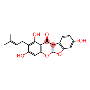 1,3,8-Trihydroxy-2-(3-methyl-2-butenyl)-11H-benzofuro[2,3-b][1]benzopyran-11-one