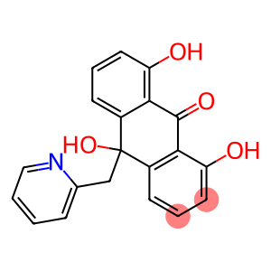 1,8,10-Trihydroxy-10-(2-pyridinylmethyl)anthrone