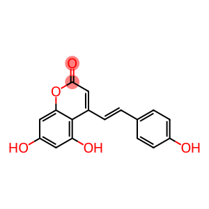 5,7,4'-trihydroxy-4-styrylcoumarin