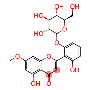 5,2',6'-trihydroxy-7-methoxyflavone 2'-O-glucopyranoside