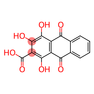 1,3,4-trihydroxy-9,10-dioxo-anthracene-2-carboxylic acid