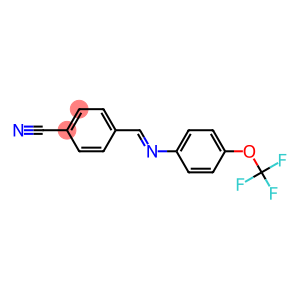 4-({[4-(trifluoromethoxy)phenyl]imino}methyl)benzonitrile