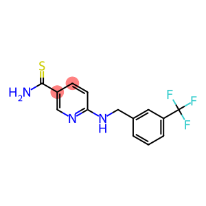 6-({[3-(trifluoromethyl)phenyl]methyl}amino)pyridine-3-carbothioamide