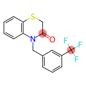 4-[3-(trifluoromethyl)benzyl]-2H-1,4-benzothiazin-3(4H)-one