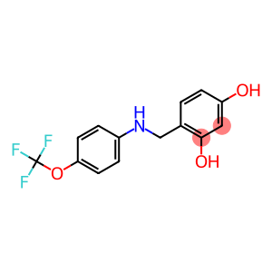 4-({[4-(trifluoromethoxy)phenyl]amino}methyl)benzene-1,3-diol