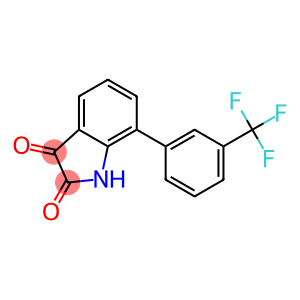 7-[3-(trifluoromethyl)phenyl]-1H-indole-2,3-dione