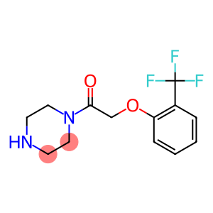 1-{[2-(trifluoromethyl)phenoxy]acetyl}piperazine