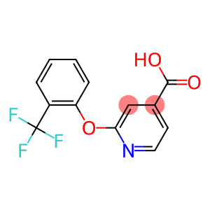 2-[2-(trifluoromethyl)phenoxy]pyridine-4-carboxylic acid