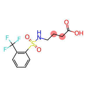 4-{[2-(trifluoromethyl)benzene]sulfonamido}butanoic acid