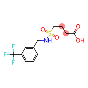 4-({[3-(trifluoromethyl)phenyl]methyl}sulfamoyl)butanoic acid