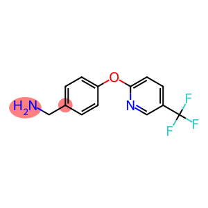 1-(4-{[5-(trifluoromethyl)pyridin-2-yl]oxy}phenyl)methanamine