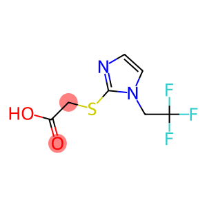 2-{[1-(2,2,2-trifluoroethyl)-1H-imidazol-2-yl]sulfanyl}acetic acid