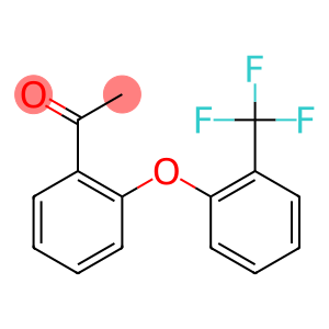 1-{2-[2-(trifluoromethyl)phenoxy]phenyl}ethan-1-one