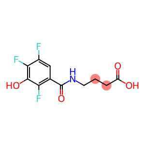 4-[(2,4,5-trifluoro-3-hydroxyphenyl)formamido]butanoic acid