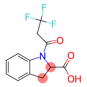 1-(3,3,3-trifluoropropanoyl)-2,3-dihydro-1H-indole-2-carboxylic acid