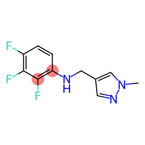 2,3,4-trifluoro-N-[(1-methyl-1H-pyrazol-4-yl)methyl]aniline