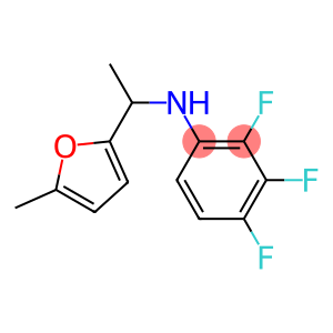 2,3,4-trifluoro-N-[1-(5-methylfuran-2-yl)ethyl]aniline