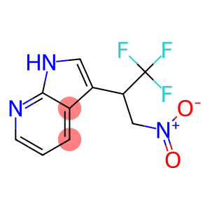 3-[2,2,2-trifluoro-1-(nitromethyl)ethyl]-1H-pyrrolo[2,3-b]pyridine