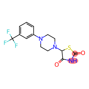 5-{4-[3-(trifluoromethyl)phenyl]piperazino}-1,3-thiazolane-2,4-dione