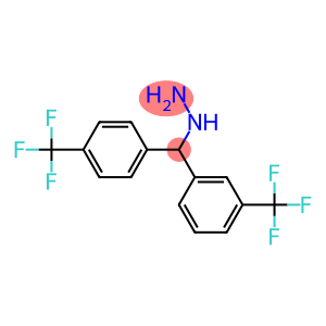 1-((3-(trifluoromethyl)phenyl)(4-(trifluoromethyl)phenyl)methyl)hydrazine