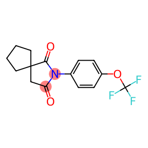 2-[4-(trifluoromethoxy)phenyl]-2-azaspiro[4.4]nonane-1,3-dione