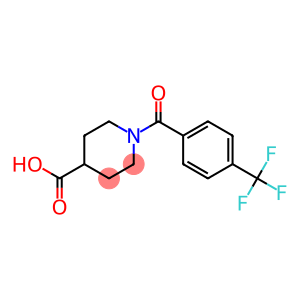 1-[4-(TRIFLUOROMETHYL)BENZOYL]PIPERIDINE-4-CARBOXYLIC ACID