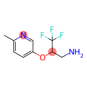 3,3,3-TRIFLUORO-2-(6-METHYL-PYRIDIN-3-YLOXY)-PROPYLAMINE