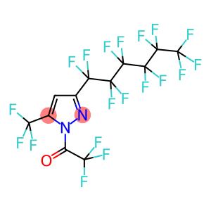 1-TRIFLUOROACETYL-3-(PERFLUOROHEXYL)-5-(TRIFLUOROMETHYL)PYRAZOLE