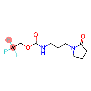 2,2,2-TRIFLUOROETHYL 3-(2-OXOPYRROLIDIN-1-YL)PROPYLCARBAMATE