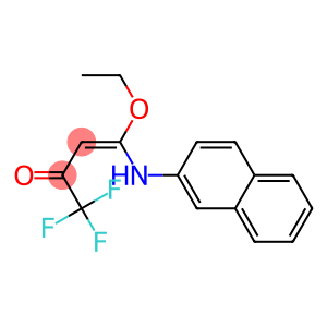 1,1,1-Trifluoro-4-(2-naphthalenylamino)-4-ethoxy-3-buten-2-one