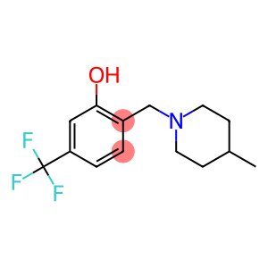 5-(Trifluoromethyl)-2-[(4-methylpiperidin-1-yl)methyl]phenol