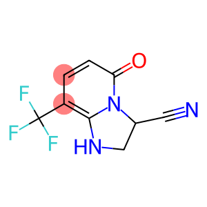 8-(Trifluoromethyl)-1,2,3,5-tetrahydro-5-oxoimidazo[1,2-a]pyridine-3-carbonitrile