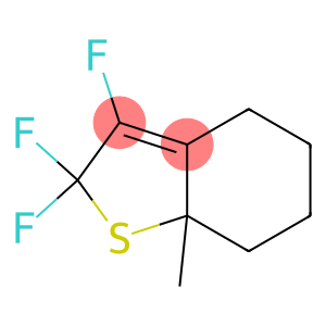 2,2,3-Trifluoro-2,4,5,6,7,7a-hexahydro-7a-methylbenzo[b]thiophene