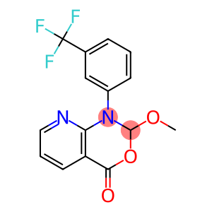 1-[3-(Trifluoromethyl)phenyl]-1,2-dihydro-2-methoxy-4H-pyrido[2,3-d][1,3]oxazin-4-one