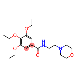 3,4,5-triethoxy-N-[2-(4-morpholinyl)ethyl]benzamide