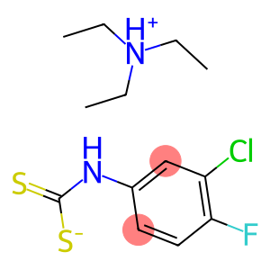 TRIETHYLAMMONIUM (3-CHLORO-4-FLUOROANILINO)METHANEDITHIOATE